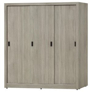 ☆DE德一家具☆灰梧桐耐磨6x7尺推門衣櫃 CY26-242-166867