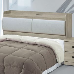 ☆DE德一家具☆灰梧桐5尺床頭箱 CY26-79-166252