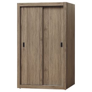 ☆DE德一家具☆鋼刷灰橡木4x7尺拉門衣櫥 CY26-82-46132