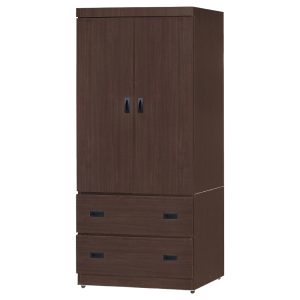☆DE德一家具☆欣辰胡桃3x6尺開門衣櫥 CY26-258-34136