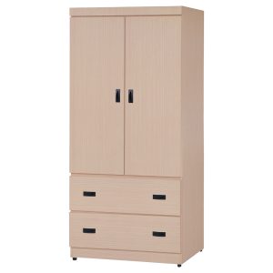 ☆DE德一家具☆欣辰白橡3x6尺開門衣櫥 CY26-258-34236