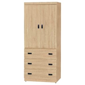 ☆DE德一家具☆欣辰梧桐3x7尺衣櫥 CY26-258-34937