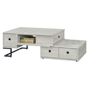 ☆DE德一家具☆白梧桐3.5尺伸縮茶几 CY26-454-176835