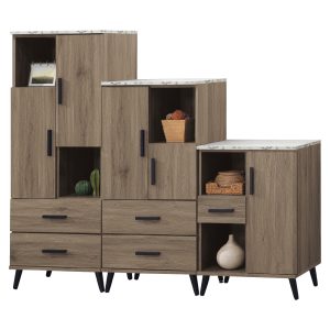 ☆DE德一家具☆鋼刷灰橡木收納櫃 CY26-516-46700~46705