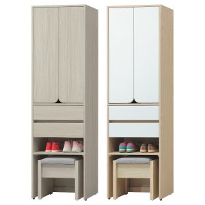 ☆DE德一家具☆白榆木／原木雙色2尺玄關穿鞋櫃 CY26-710-46341~46342