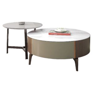 ☆DE德一家具☆特雷弗石面茶几組 HY26-A237-03