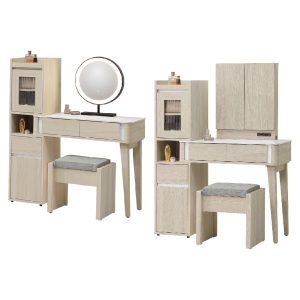 ☆DE德一家具☆華格納2.7尺岩板伸縮鏡台 HY26-A35-09／A36-03