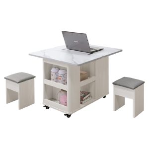 ☆DE德一家具☆蕾娜旋轉桌面移動功能櫃 HY26-A311-02