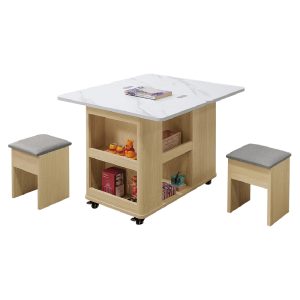 ☆DE德一家具☆萊特旋轉桌面移動功能櫃 HY26-A312-02